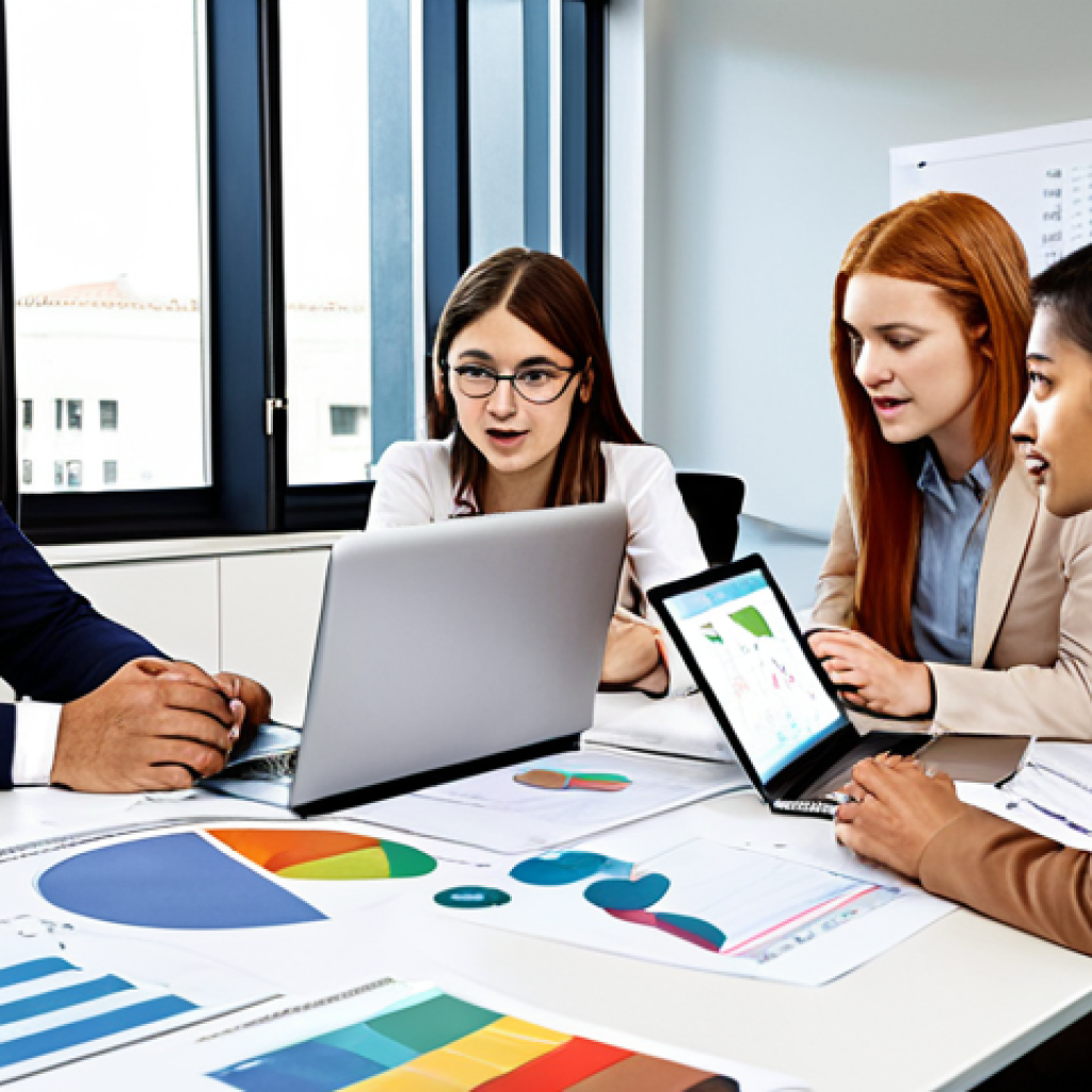 **

A diverse group of young professionals collaborating around a table covered in documents related to environmental reports and audits. Focus on the bright, modern office environment and the collaborative spirit. Include visual elements like charts displaying environmental data, laptops, and coffee cups. The overall mood should be optimistic and engaging, showcasing the practical aspects of environmental management.

**