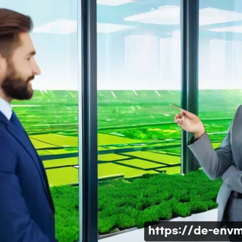 환경경영 전문가의 업무 내용 - **Prompt:** A dynamic image capturing a diverse team of environmental management experts (men and wo...